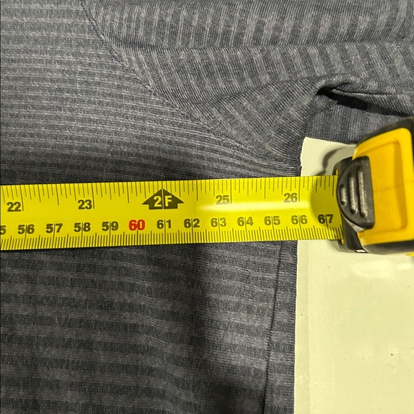 Puma Men's Navy Striped Polo Shirt - Picture 4 of 4